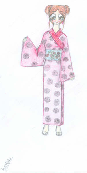 Ginny
Dibuixat per Laia Castan

Ginny en el tpic yukata japons
