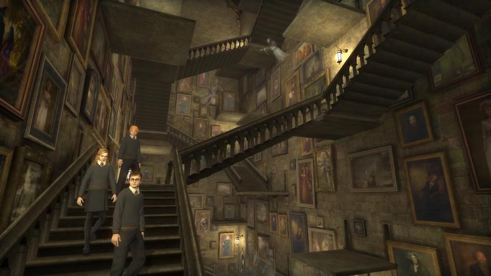 Videojoc de la cinquena peli
El trio a les escales de Hogwarts
