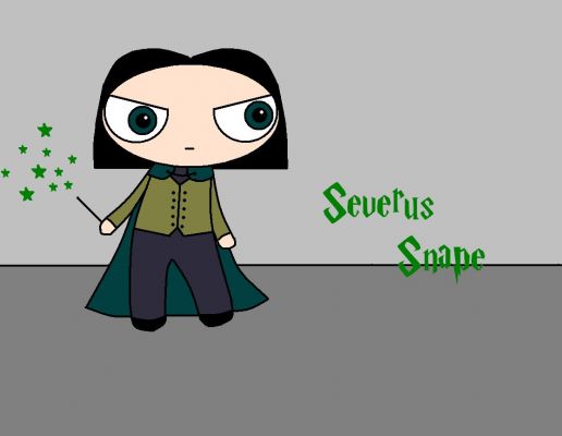 Snape
L'Snape fet al paint al meu estil :p. Estic fent tots els persontajes aixi...K us sembla?
Keywords: snape